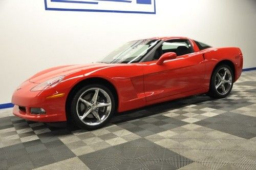 Sporty red 12 lt coupe leather 436 hp 2616 miles like new vette 13