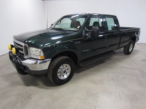 02 ford f250 7.3l turbo diesel crew cab 4x4 long bed colorado owned 80pix
