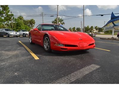C5 vette hardtop torch red low miles ls1 v8 5.7 350 sports car leather bose more