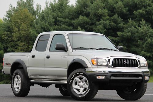 2002 toyota tacoma double cab v6 4x4 trd off-road 1-owner only 62,422 miles!