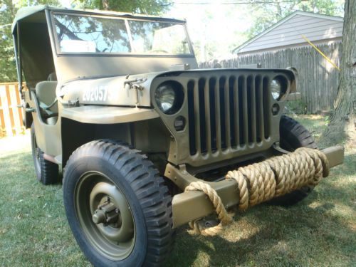 1943 military ford jeep gpw - one of most original wwii jeeps ever offered!