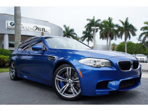 2013 bmw m5 executive package driver assistance 1 owner clean carfax florida car