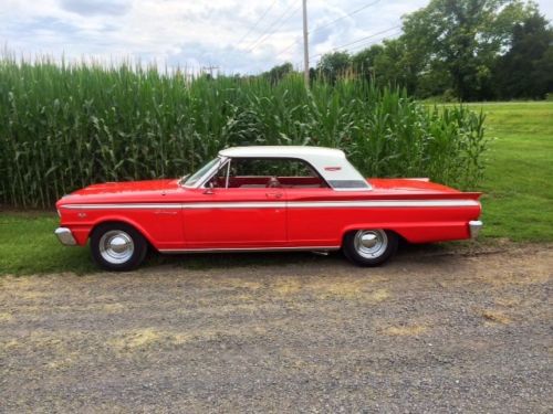 63 ford fairlane 500 2 door coupe red 289ci show car powerglide classic antique
