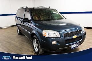 05 chevy uplander ext, quad leather bucket seats, dvds, headrest!