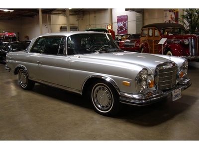 1970 mercedes benz 280 se sunroof coupe restored