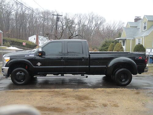 2011 ford f-350 4x4 lariat crew diesel dually diesel blacked out