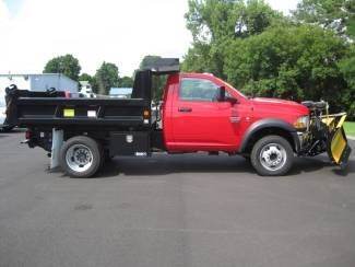 Display model 5500 diesel 4x4 with dump and v-plow, msrp $63,045