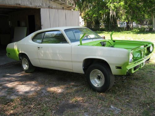 1970 plymouth duster 340 fj5 limelight tribute clean &amp; solid complete project