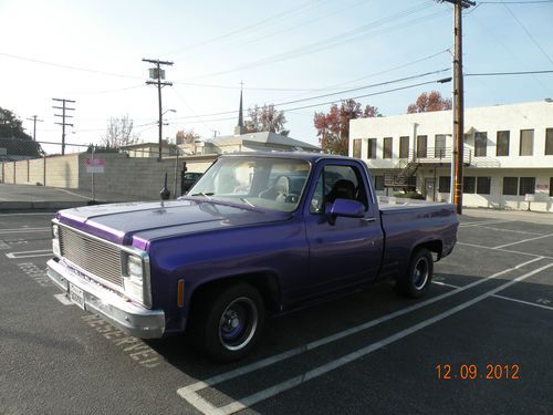 Modified updated 1980 chevy short bed truck