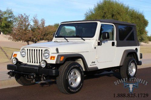 2006 wrangler absolutely like new! no accidents inline 6cyl 5-spd we finance!