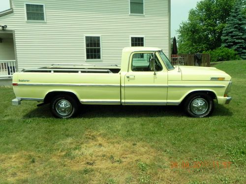 1971 ford f100 long bed rust free all original, automatic, factory air and more