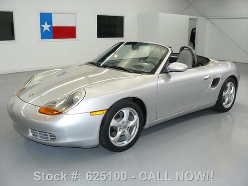 2002 porsche boxster roadster 5spd leather only 42k mi! texas direct auto