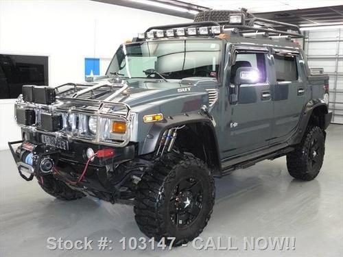 2005 hummer h2 sut adventure 4x4 lifted sunroof dvd 54k texas direct auto