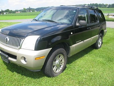 2002 02 mountaineer 99 3rd seat all wheel drive 00 awd no reserve non smoker cd