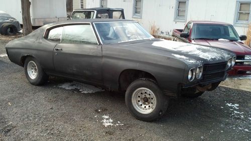 1970 chevy chevelle project roller very solid floors trunk disc brakes ps nr nj