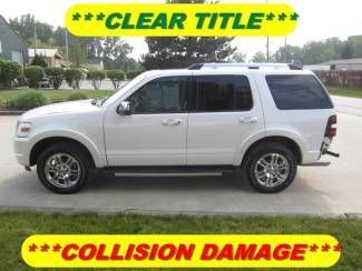 2010 ford explorer limited awd rebuildable wreck clear title