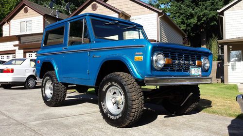 1971 ford bronco early 4x4 new 302 v8 no reserve