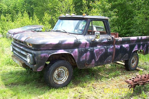 1966 chevrolet 4x4 3/4 ton original truck restore cool
