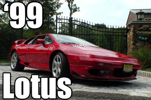 1999 lotus esprit red sports car full restored no reserve v8 hd video