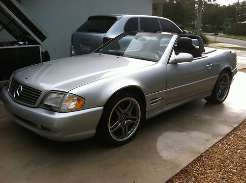 1999 mercedes benz sl 500 great paint, hard top, amg wheels and borla exhaust