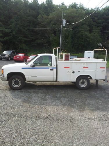 1998 chevrolet 3500 truck reading utility bed good truck