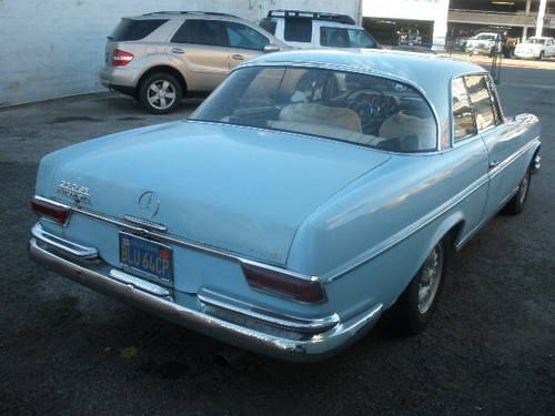 1964 mercedes benz 220 se sunroof coupe