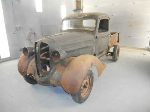 1937 plymouth  pickup truck  very rare  rat rod project