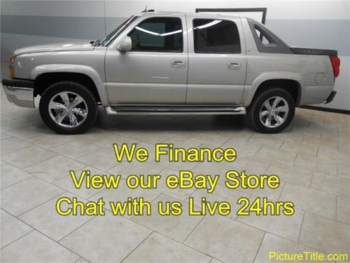 2004 avalanche 4x4 leather regency conversion  sunroof we finance texas