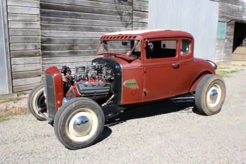 1931 ford model a coupe-hot rod-v8 hemi-california car-1928-1929-1930-1931-scta