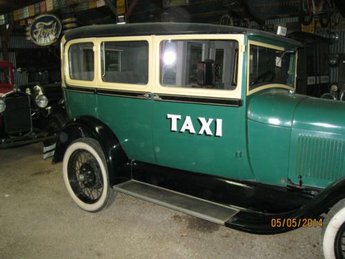 1929 ford model a taxi