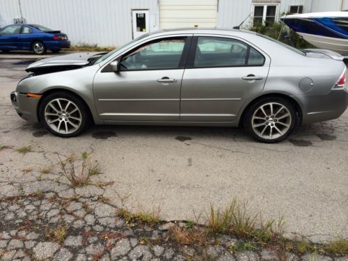 2009 ford fusion se  2.3l, auto, leather, loaded, salvage damaged rebuildable