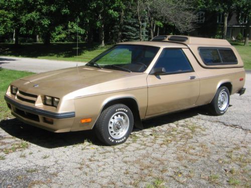 1984 rampage not shelby dodge charger or omni