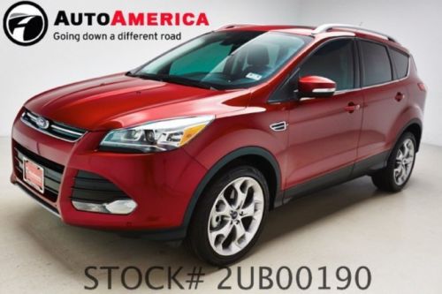 2014 ford escape 4x4 titanium 10k miles rearcam sunroof nav htd seat one 1 owner