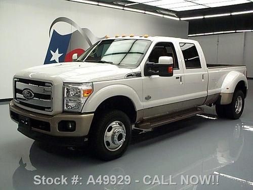 2012 ford f350 king ranch 4x4 diesel dually sunroof nav texas direct auto