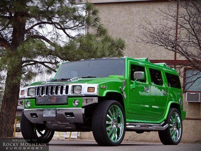 2003 hummer h2 customized over $100k spend celebrity owned