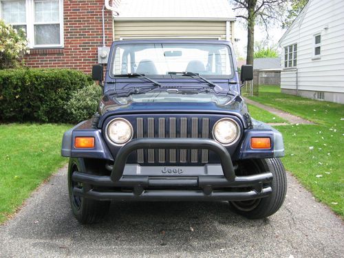 1998 jeep wrangler se; no reserve; 68k miles