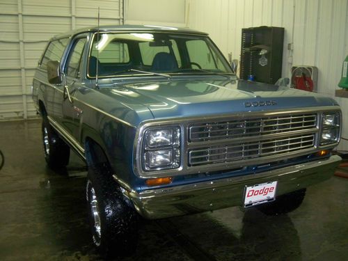 1979 dodge ramcharger 4wd