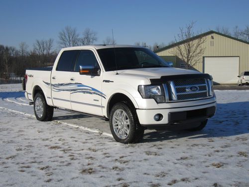 2012 ford f-150 ecoboost platinum crew cab 4x4 (super crew) truck turbo 3.5l