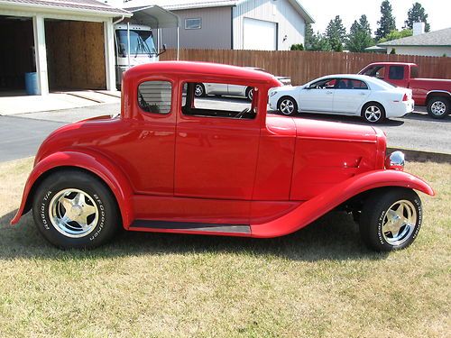 All steel, 1930 ford model a coupe street rod. nicest you will find on e-bay !!!