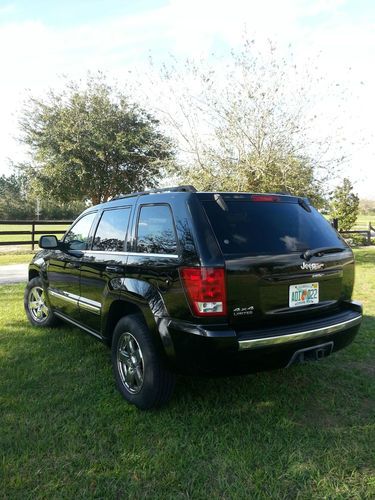 2006 jeep grand cherokee limited 4wd - black / tan leather