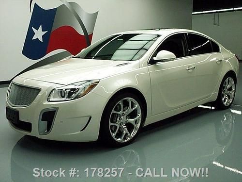 2012 buick regal gs 6spd turbo htd leather sunroof nav texas direct auto
