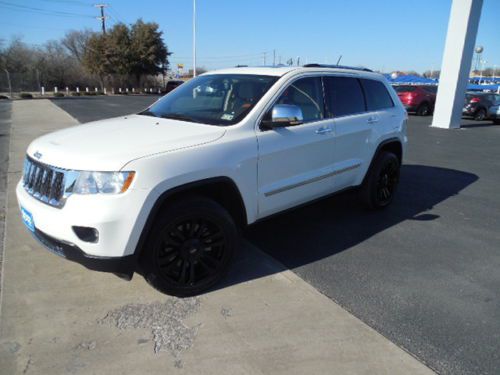2011 jeep grand cherokee 4wd overland edition sunroof leather navigation