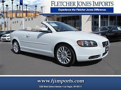 Volvo c70 hard top convertible only 29,836 miles local trade leather power seats
