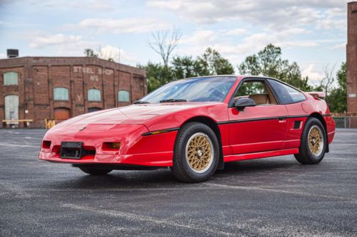 1988 fiero gt, 6,000 original miles, documented from new, highly optioned, a/c