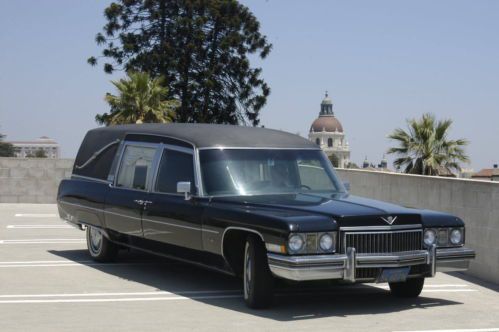1973 cadillac hearse deville low miles original owner clean title