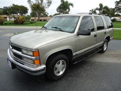 Florida 99 tahoe lt 5.7l automatic 2wd alloy's lots of cargo room low reserve