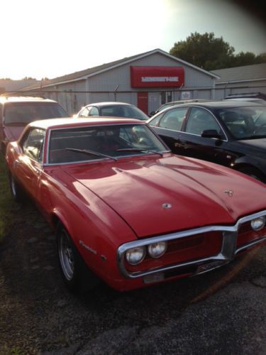 1967 pontiac firebird-classic red!