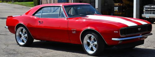 No reserve, 1967 camaro ss/rs 427, used as show car, only 480 miles on new build