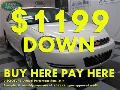 2009(09)impala lt we finance bad credit! buy here pay here low down $1199