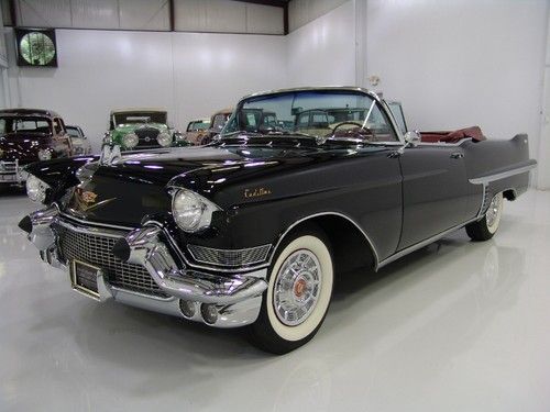 1957 cadillac series 62 convertible, beautiufl chrome and stainless trim!